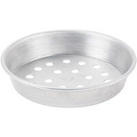American Metalcraft SPA9006 5 1/2" x 1 1/8" Super Perforated Standard Weight Aluminum Tapered / Nesting Pizza Pan