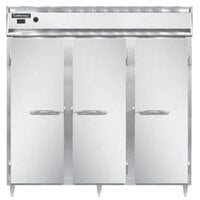 Continental DL3W-SS 78" Solid Door Reach-In Heated Holding Cabinet - 3000W