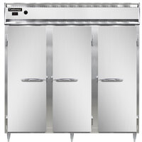 Continental DL3W-SS 78 inch Solid Door Reach-In Heated Holding Cabinet - 3000W