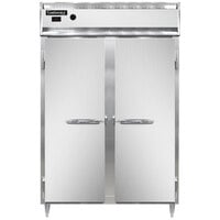 Continental DL2W-SS 52 inch Solid Door Reach-In Heated Holding Cabinet - 2250W