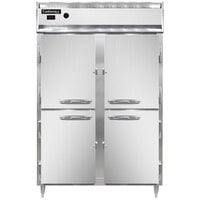 Continental DL2W-SS-HD 52 inch Half Solid Door Reach-In Heated Holding Cabinet - 2250W