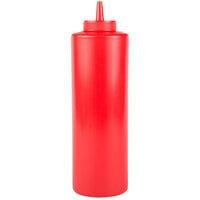 Condiment Dispensers Sauce Dispensers Squeeze Dispensers Genware Squeeze Bottles Clear 12oz / 35cl Case of 12 