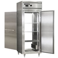 Continental DL1WE-SS-PT 29" Extra-Wide Solid Door Pass-Through Heated Holding Cabinet - 1500W