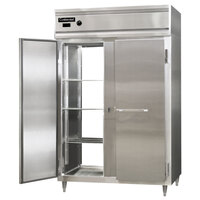 Continental DL2W-PT 52" Solid Door Pass-Through Heated Holding Cabinet - 2250W