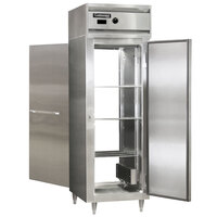 Continental DL1W-SS-PT 26" Solid Door Pass-Through Heated Holding Cabinet - 1500W