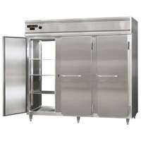 Continental DL3WE-SS-PT 86 inch Extra-Wide Solid Door Pass-Through Heated Holding Cabinet - 3000W
