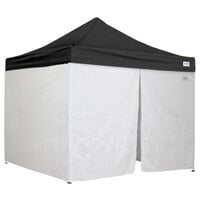 Caravan Canopy 21003605050 Traveler 10' x 10' Black Light-Duty Commercial Grade Instant Canopy Kit