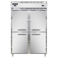 Continental DL2RF-HD 52" Solid Half Door Dual Temperature Reach-In Refrigerator/Freezer