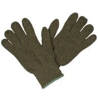 Green Ragg Wool / Acrylic Work Gloves - Large - Pair