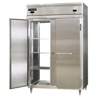 Continental DL2RF-SS-PT 52" Solid Door Dual Temperature Pass-Through Refrigerator/Freezer