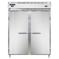 Continental DL2RFE-SS 57" Solid Door Extra-Wide Dual Temperature Reach-In Refrigerator/Freezer