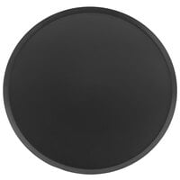 Matfer Bourgeat 310409 15 3/4 inch Black Carbon Steel Round Tapered Oven Sheet / Pizza Pan