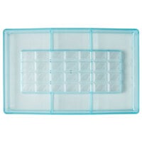 Matfer Bourgeat 380258 Polycarbonate Single Comparment 4" x 7" Chocolate Bar Mold