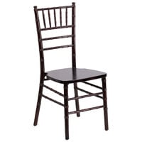 Flash Furniture XS-WALNUT-GG Hercules Walnut Chiavari Hardwood Stacking Chair