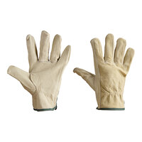 Cordova Select Grain Pigskin Leather Driver's Gloves with Brown Split Pigskin Leather Backs