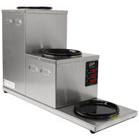 Curtis AW-3SR-10 Step Up Three Burner Decanter Warmer with Receptacle - 120V