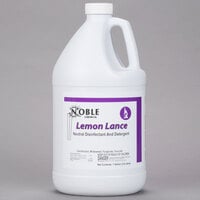 Noble Chemical 1 Gallon / 128 oz. Lemon Lance Lemon Disinfectant & Detergent Cleaner - 4/Case