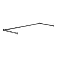 Regency 24" x 60" Black Epoxy 3-Sided Shelving Frame