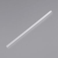 Choice 7 3/4 inch Jumbo Clear Unwrapped Straw - 12000/Case