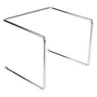 Choice 9 inch x 8 inch x 7 inch Chrome Metal Pizza Stand