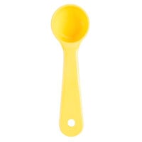 Carlisle 492104 Measure Misers 1 oz. Yellow Acetal Short Handle Portion Spoon