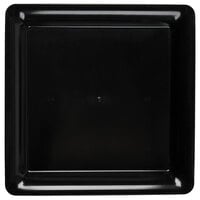 Fineline SQ4414.BK Platter Pleasers 14" x 14" Black Plastic Square Cater Tray - 20/Case