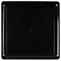 Fineline SQ4818.BK Platter Pleasers 18" x 18" Black Plastic Square Cater Tray - 20/Case
