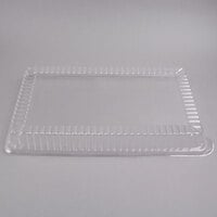 Fineline DDRC1812.L Innovative Caterware 18 inch x 12 inch Clear Plastic Rectangular Dome Lid - 40/Case
