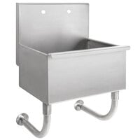 Advance Tabco WSS-16-25 Wall Mounted Utility Sink - 22" x 19 1/2"