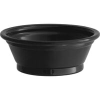 Choice 0.5 oz. Black Plastic Souffle Cup / Portion Cup - 2500/Case