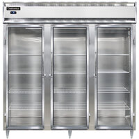 Continental DL3F-SA-GD 78 inch Glass Door Reach-In Freezer