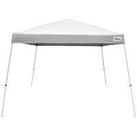 Caravan Canopy 21207800010 V-Series 2 12' x 12' White Slant Leg Instant Canopy