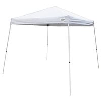 Caravan Canopy 21007800010 V-Series 2 10' x 10' White Slant Leg Instant Canopy