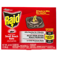 SC Johnson Raid® 697324 Double Control 12-Count Small Roach Baits - 6/Case
