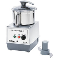 Robot Coupe BLIXER5 2-Speed 5.5 Qt. Stainless Steel Batch Bowl Food Processor - 240V, 3 Phase, 3 hp