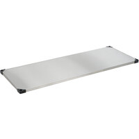 Metro 1872FS 18 inch x 72 inch Flat Stainless Steel Solid Shelf