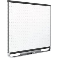Quartet TEM544B Prestige 2 48" x 36" Magnetic Total Erase Whiteboard with Black Aluminum Frame
