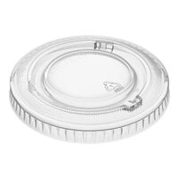 Solo Ultra Clear™ 662TP Clear No Slot Plastic Lid - 1,000/Case