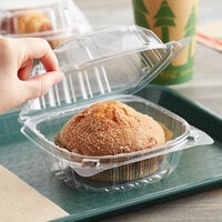 Plastic hinged salad container, Oval Hinged Lid salad Container with spork