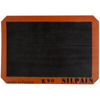 Sasa Demarle SILPAIN® SN 415 290 02 11 5/8 inch x 16 1/2 inch Half Size Silicone Non-Stick Baking Mat
