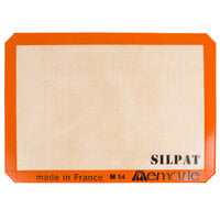 Sasa Demarle SILPAT® AE295205-02 8 1/4 inch x 11 3/4 inch Quarter Size Silicone Non-Stick Baking Mat