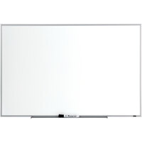 Quartet 75112 18 inch x 24 inch Melamine Whiteboard with Silver Aluminum Frame