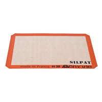 Sasa Demarle SILPAT® AE420295-02 11 5/8 inch x 16 1/2 inch Half Size Silicone Non-Stick Baking Mat