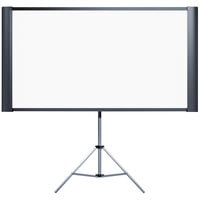 Epson ELPSC80 Duet Ultra 80 inch x 80 inch White Tripod Floor Standing Manual Projection Screen