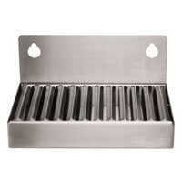 Micro Matic DP-6X4 6 inch x 4 inch x 3 inch Stainless Steel Refrigerator Drip Tray