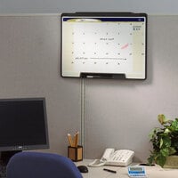 Quartet MMC25 Motion 18 inch x 24 inch Portable Monthly Calendar Whiteboard with Black Plastic Frame