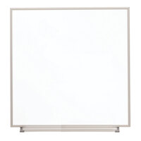 Quartet M2323 Matrix 23 inch x 23 inch Magnetic Steel Whiteboard with Silver Aluminum Frame