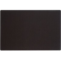 Quartet 7684BK Oval Office 36 inch x 48 inch Frameless Black Fabric Bulletin Board