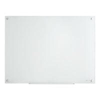 Quartet G4836W Infinity 48" x 36" Frameless Magnetic White Glass Markerboard
