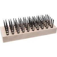 Texas Brush 133-1668 7 3/4 inch Flat Wire Bristle Texas Grill Brush®